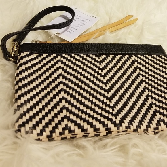 Banana Republic Handbags - Banana Republic Weave Wristlet Purse New